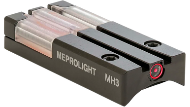 Meprolight USA 631053408 FT Bullseye Rear Sight  Red Tritium/Fiber Optic Glock MOS