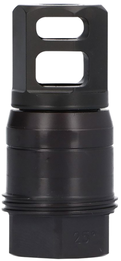 Sig Sauer SL76258X2425DEGM Clutch-Lok QD Muzzle Brake Black Stainless Steel with 5/8" 24 tpi Threads for 7.62mm 25 Degree Taper