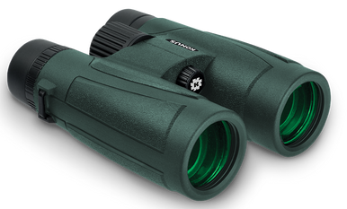 Konus BI10 Regent-HD  10x42 W.A. BaK-4 Roof Prism Center Focus Black Rubber Armor