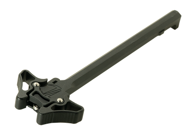 TIMBER CREEK OUTDOOR INC EMAMBICHBL Enforcer Mini Ambidextrous Charging Handle AR-Platform Black Hardcoat Anodized Aluminum