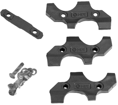 Mdt Sporting Goods Inc 105248-BLK M-LOK Spare Round Holder Black Polymer