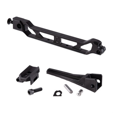 8-INCH RAISED ARM BAR WITH FOLDING BUTTPLATE FOR SAM7SF