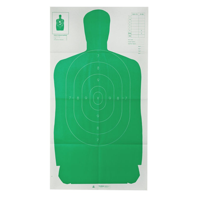 Champion Targets 40735 LE (Law Enforncement) Police Targets, LE B27FSA Green Silhouette, 10 Pack