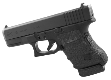 Talon Grips 107R Adhesive Grip  Compatible w/ Glock 29SF/30SF/30S/36 Gen3, Black Textured Rubber