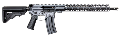 Battle Arms Development Billet AUTHORITY Elite AR Rifle - Combat Grey | .223 WYLDE | 16" Barrel | 15" M-LOK Free-Float Rail | Ambi Charging Handle & Ambi Safety | B5 Stock | Nickel Teflon Trigger