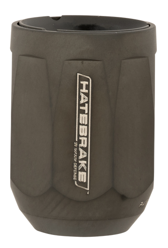 Maxim Defense MXM47709 Hate Brake  30 Cal (7.62mm), 5/8"-24 tpi, 1.50" D Black DLC Stainless Steel