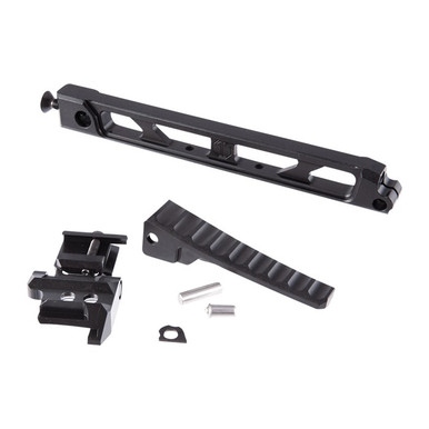8-INCH ARM BAR WITH FOLDING BUTTPLATE AND JMAC 1913 FOLDING