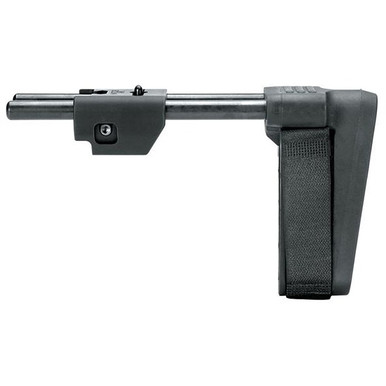 SB Tactical MPX-01-SB MPX PSB Brace 3 Position Black Synthetic with 3.87"-8.25" OAL Nylon Strap & for Sig MPX, MCX (Excluding Copperhead Variant) Compatible with Integrated Picatinny Rail