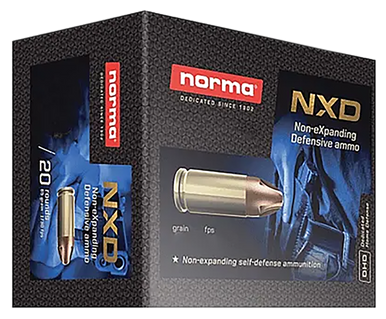 Norma Ammunition 611540020 Self Defense NXD 45ACP  118gr 20 Rounds