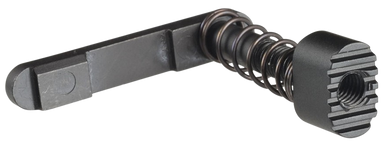 Strike Industries ARSMCBLK Magazine Catch  made of Steel with 6061-T6 Aluminum Release Button & Black Finish for AR-Platform