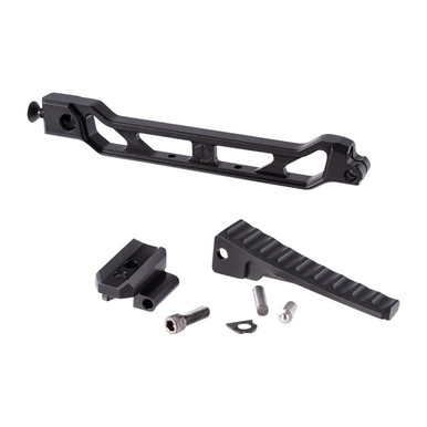 8-INCH RAISED ARM BAR WITH FOLDING BUTTPLATE FOR 5.5MM FOLDI