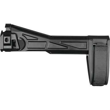 SB Tactical EV0201SB SBTEVO-G2  9.50" OAL Side Folding Black Synthetic for CZ Scorpion (Tube Not Included)