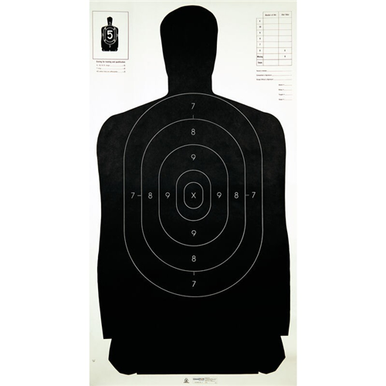 Champ Target B27 Police Silhouette 100 Pk