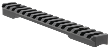 Talley PLM258763 Fierce Picatinny Rail  Black Anodized Long Action 20 MOA