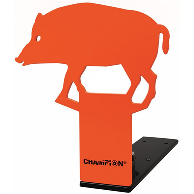 Champion Targets 44887 Metal Pop-Up .22 Auto Reset Target, Hog