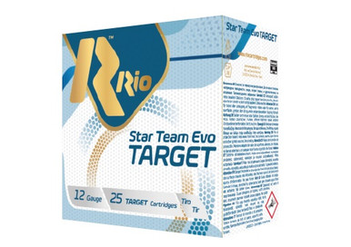 Rio Star Team Target 24 Light 12ga 2.75 inch Shotgun Shells Low Recoil - #7.5 | 7/8 oz. | 1200 fps | 250rd Case