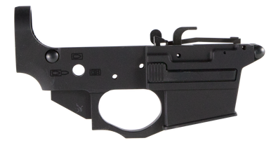 Spikes Tactical STLS920 Spider Stripped Lower Receiver 9mm Luger 7075-T6 Aluminum Black Anodized for AR-15, Compatible w/Glock Mags