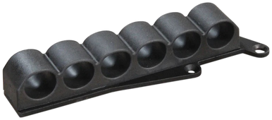 ADAPTIVE TACTICAL AT06000R Receiver Mounted Shell Carrier  6rd Non-Glare Black Synthetic Rubber, Fits Remington 870/1100/11-87 12 Gauge