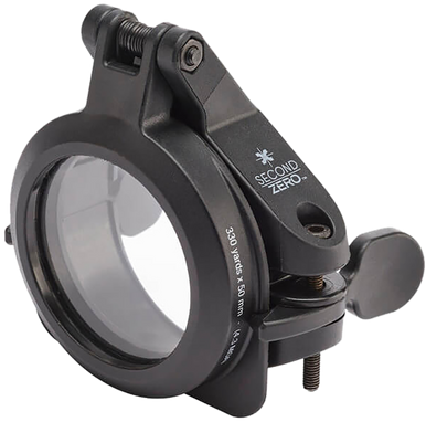 Axeon 2218623 Second Zero Bell Mount Black 50-58mm Obj. 330 +/- yds Range Size 4.3 MOA Screw On