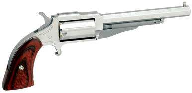 NAA The Earl MiniRevolver 22 WMR StainlessRosewood 4 in 5 rd