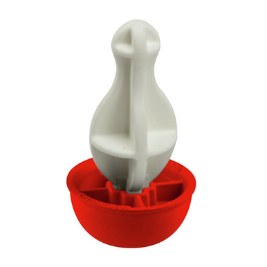 Champion Targets 42800 Duraseal Wobble Target, White Bowling Pin