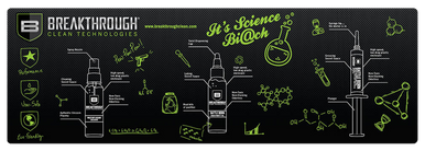 Breakthrough Clean BTRGMR Cleaning Mat Rifle Polyester Top w/Neoprene Rubber Backing 12" x 36"