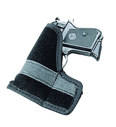 Uncle Mike's 87441 Inside The Pocket Holster OWB Size 01 Black Suede Like Pocket Fits 22-25 Cal Small Autos Ambidextrous