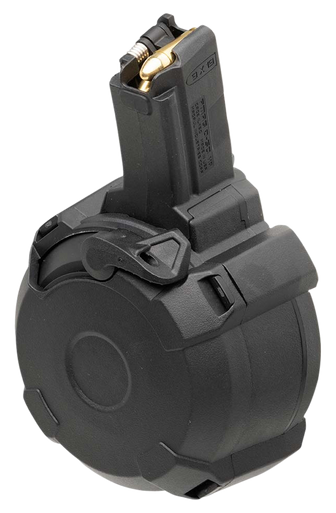 Magpul PMAG D-50 Drum Magazine 50rd 9mm Luger Rugged Construction Easy Loading