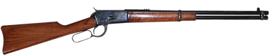 Cimarron AS622 1892 Carbine 357 Mag/38 Special 10+1 20" Blued Round Barrel, Color Case Hardened Receiver, Walnut Furniture