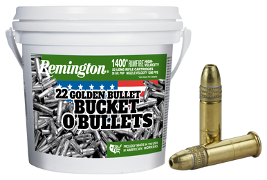 Remington Golden Bullet 22 Long Rifle Plated Hollow Point 36 Grain 5600 Rounds