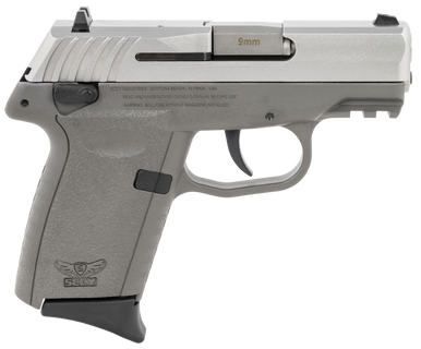 SCCY CPX-1 Gen 3 Sub-Compact Pistol - Stainless / Gray | 9mm | 3.1" Barrel | 10rd | Ambidextrous Safety