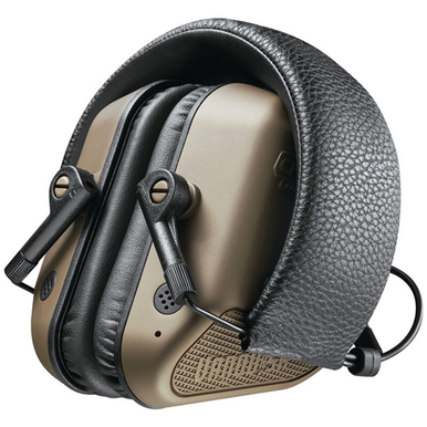 Champion Targets 40983 Vanquish Pro Elite Electronic Hearing Protection Earmuffs, Burnt Bronze