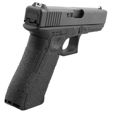 Talon Grips 384R Adhesive Grip  Glock Gen5 19/23/25/32/38/44 w/Large Backstrap, Black Textured Rubber