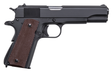 Auto Ordnance 1911 GI Spec, 45ACP, 5in. Barrel, 7rd, MA Compliant - Black (1911BKOMA)