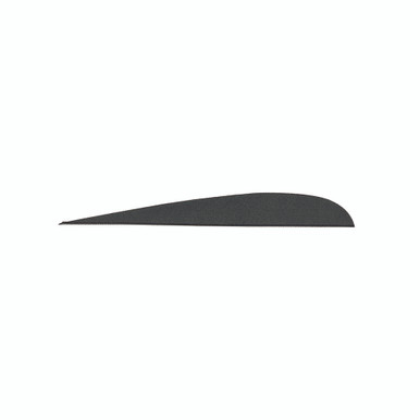 Gateway Parabolic Feathers Black 4 in. LW 100 pk.