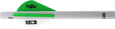 Bohning Blazer QuikFletch Neon Green/White 6 pk.