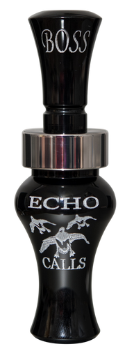 Echo Calls 80002 Boss  Open Call Single Reed Mallard Sounds Attracts Ducks Black Acrylic