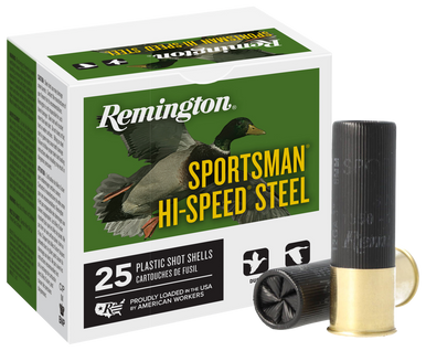 Remington Sportsman Hi-Speed Steel Loads 12 ga. 3 in. 1 1/4 oz. 4 Shot 25 rd.