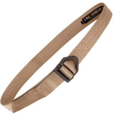 Tacshield T32XLTN Tactical Riggers Belt Coyote Webbing 42-46" 1.75" Wide Rigger Buckle Closure