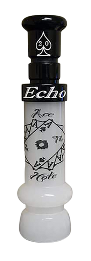 Echo Calls 90023 Ace in The Hole  Open Call Single Reed Mallard Sounds Attracts Ducks Black/Pearl Acrylic