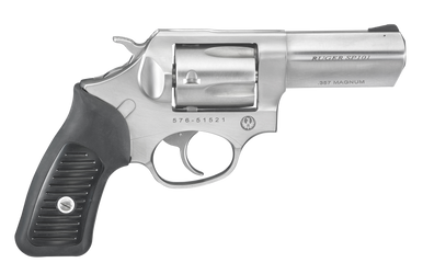 Ruger SP101 357 Mag 3in Satin Stainless 5rd Grip