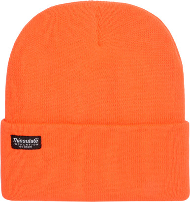 Hot Shot Insulated Cuff 2-Ply Cap Blaze Orange