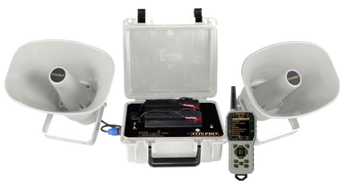 Foxpro SSCPW Super Snow-Crow Pro  Attracts Crow/Predator/Snow Goose Features TX1000 Transmitter White ABS Polymer