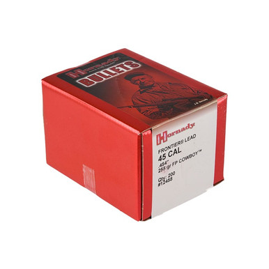 Hornady Frontier Lead Pistol Bullets 45 cal 454 255 gr FP Cowboy