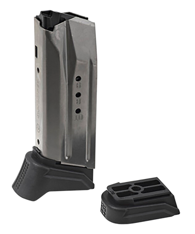 Ruger 90617 American Pistol Compact 10rd 9mm Luger Nickel-Teflon Steel Magazine