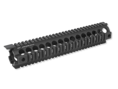 Midwest Industries AR-15 Aluminum Two Piece Drop In Handguard - Black | 12" | Gen 2 | Rifle Length