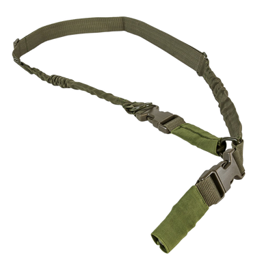 NcStar AARS21PG VISM Sling 1.25" 55"-72" Adjustable Bungee Green Nylon Strap w/Elastic Shock-Cord 2or1 Point Sling