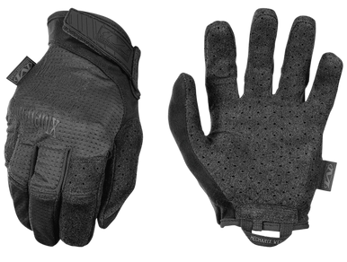 Mechanix Wear MSV55008 Specialty Vent Covert Black Suede Small Velcro Closure
