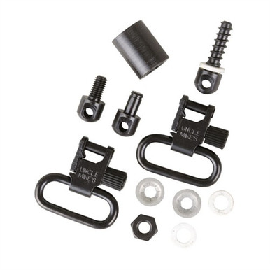 Uncle Mike's 12312 Super Swivel  Quick Detach 115 MCS Blued 1" Loop  Compatible w/Most Pump & Auto Shotguns