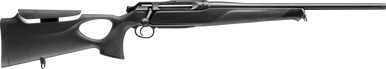 Sauer 80117648 505 Synchro XT Full Size 308 Win 5+1 22" Titanium Gray Threaded Barrel, Saddle Mount Steel Receiver, Black Thumbhole w/Adj Comb Synthetic Stock